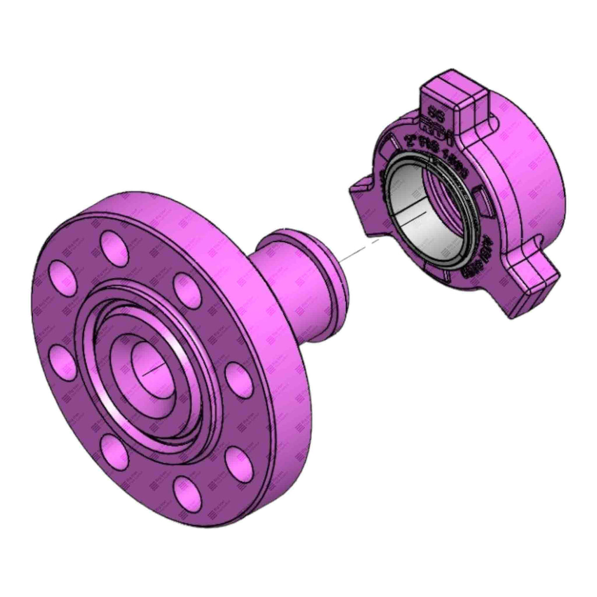 Flange Adapter, 2-1/16