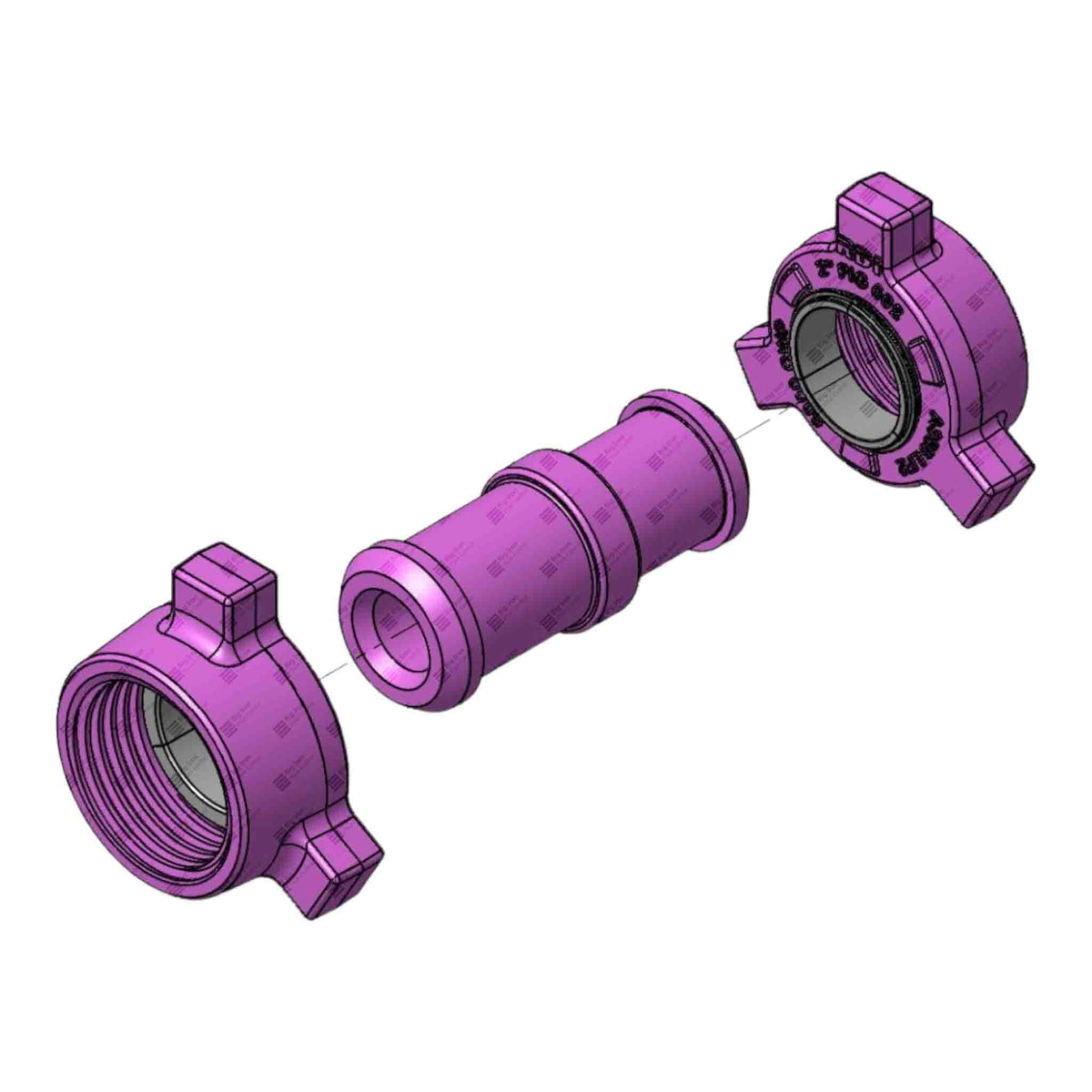 Crossover Union, 2” 1502 M x 2” 602 M, 6000 psi, Sour Service – Big ...